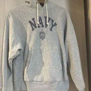 새상품급 champio 리버스 위브 단색 택 NAVY 후드티