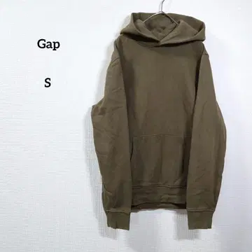갭 후드티 풀오버 긴팔 카키 후드 속기모 남성용