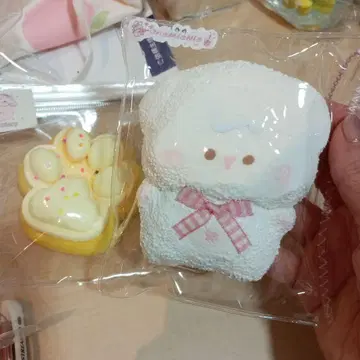 새상품 멀티 말티즈 레몬 발바닥 스퀴즈 쪼물쪼물