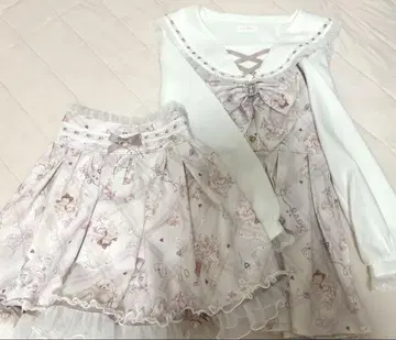 LIZLISA sewing bear 패턴 셋업
