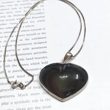 CC40 마노 ITALY Silver 목걸이 새상품급
