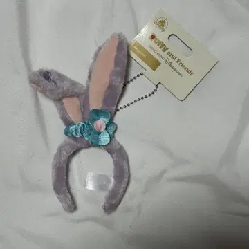 홍콩 디즈니랜드 스텔라 루 머리띠 키링 키체인