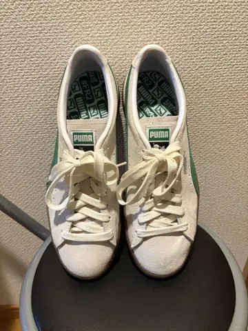 코무돗토 콜라보 PUMA 스니커즈 화이트/그린