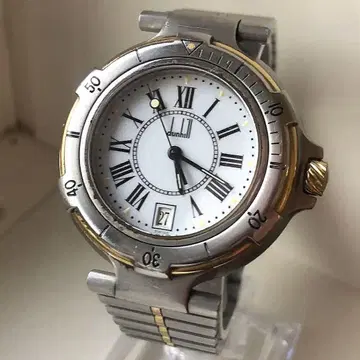 [ 새상품 배터리 ] dunhill 던힐 밀레니엄 다이버 실버/골드