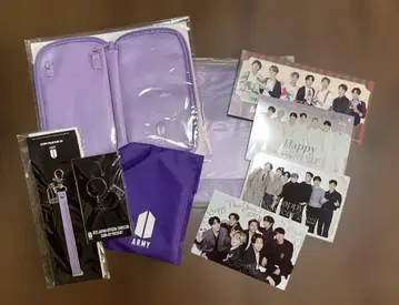 BTS FC 업데이트 ARMY 액세서리 세트 보라색