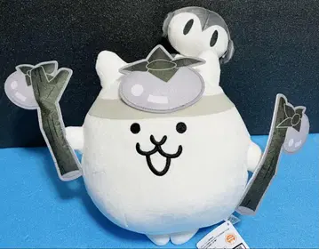 냥코 대전쟁 울트라 소울즈 BIG 봉제 인형 (원숭이와 게의 싸움)