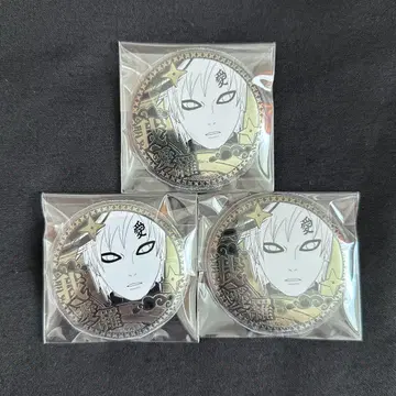 NARUTO 가아라 캔뱃지 골든 캔뱃지