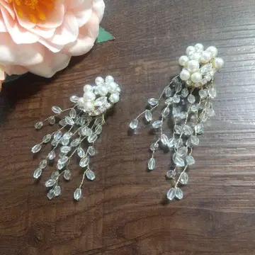 미사용 ZARA 펄 귀찌