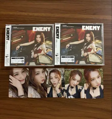 TWICE 사나 CD enemy 시리얼 없음 트레이딩 카드 솔로반