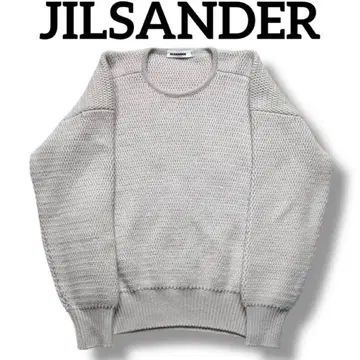 새상품급 JILSANDER 니트 스웨터 34 질 샌더 울 남성용
