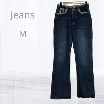 청바지 부츠컷 데님 M 다크 블루