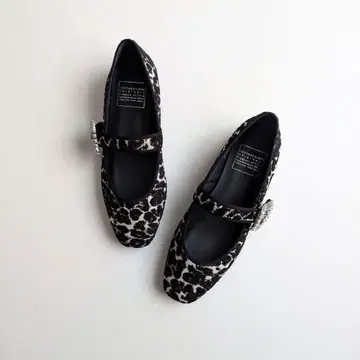 LOTTADESIGN 로타디자인 레오파드 멜리 제인 펌프스