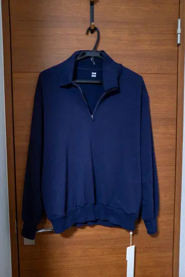 blurhms Co/Silk Nep Harf-Zip Shirt 25ss
