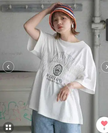 KBF 셔링 BIGTEE 사이즈 ONE