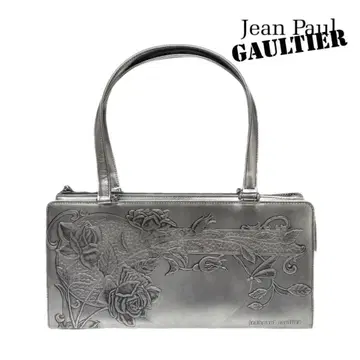 JEAN PAUL GAULTIER 뉴 로즈 핸드백 실버
