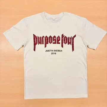새상품 Justin Bieber Purpose Tour 셔츠