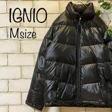 새상품급 IGNIO 남성용 다운 자켓 M 블랙 FM-001