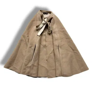 [컨디션 최상] DRAWER 판초 케이프 캐시미어 코트 아우터 12G