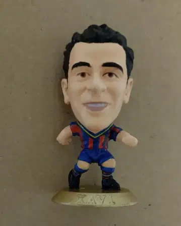 MicroStars 마이크로스타즈 FC 바르셀로나 샤비 금색 받침대!