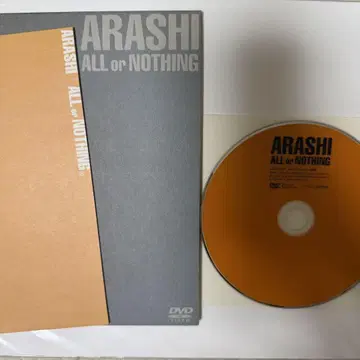ARASHI ALL or NOTHING DVD