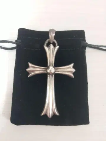 스털링 실버 크로스 펜던트