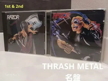 [ 단종 ] THRASHMETAL RAZOR 초기 2장 슬래시 메탈