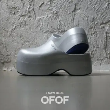 OFOF 실버 통굽 샌들
