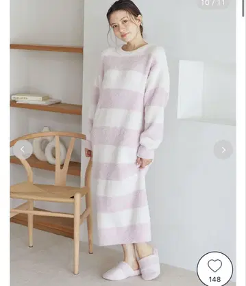 젤라또피케 파우더2 보더 원피스 미사용 새상품
