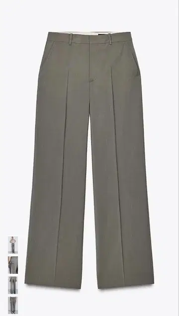 ZARA ZW 컬렉션 울 100% 스트레이트 팬츠 xs