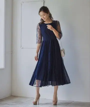 DRESS PLUS, 드레스플러스 도킹 원피스 네이비