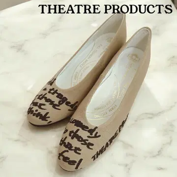 새상품 THEATRE PRODUCTS 시어터 프로덕츠 로고 펌프스