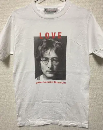 00s John Lennon Museum 존 레논 LOVE T셔츠 화이트
