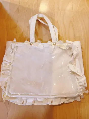 자카마트 이타백 화이트 프릴 리본 A3