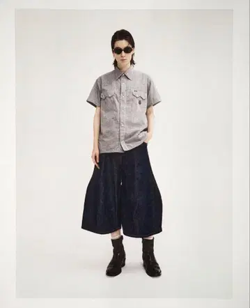 NAM HORN DENIM WASHED DENIM WASHED BLACK