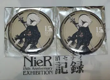 NieR 지울 수 없는 기록 2B 캔뱃지 2개
