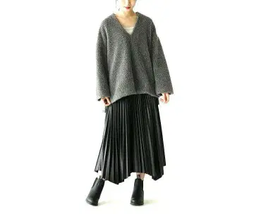 SACRA 퍼 자켓 푸들 여성용 보아 자켓 풀오버