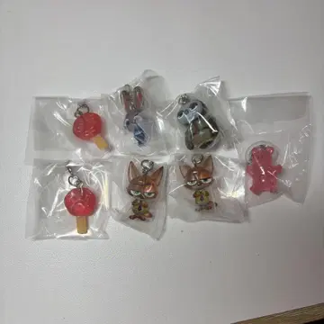 캐릭터 부착 스트랩 7개 세트