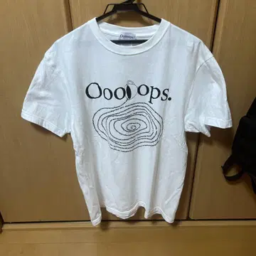 Oooops. 그래픽 T셔츠 L 화이트