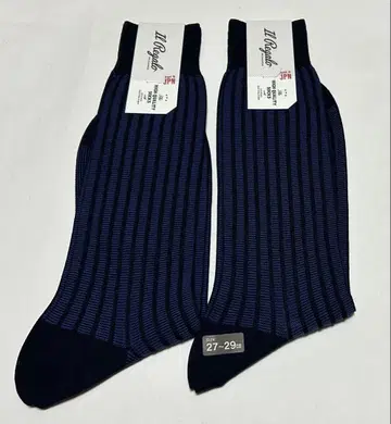 일레갈로 Il Regalo 자카드 스트라이프 메달리온 네이비