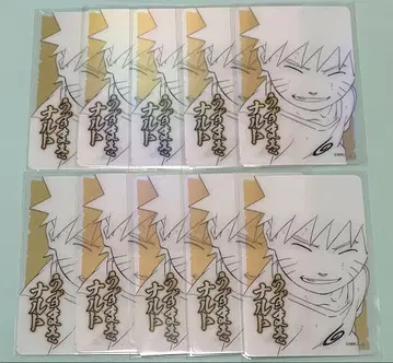 NARUTO 우즈마키 나루토 홀로 클리어 카드 10장 세트