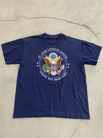 USA 80s 90s 네이비 셔츠 vintage