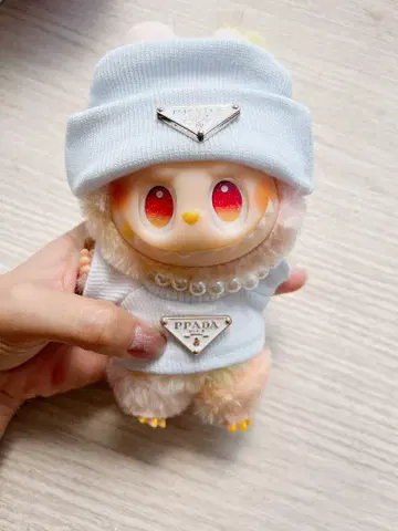 신상! 라부부 labubu 코스튬 화이트