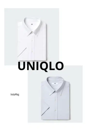 미사용 새상품 UNIQLO 드라이 논아이론 저지 셔츠