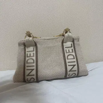 SNIDEL 스나이델 여름 바스켓 x 대나무 핸들 숄더 가능