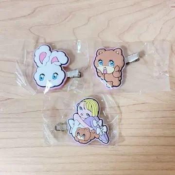 foxy illustrations 캡슐 헤어 클립