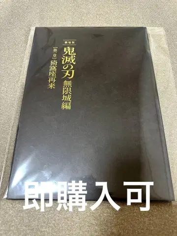 극장판 귀멸의 칼날 무한성편 제1장 아카자 재래 팜플렛 초회 한정판