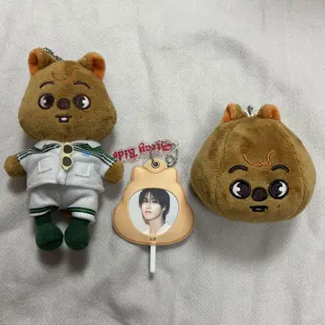 straykids 한 한쿼카 봉제 인형 부채 키링