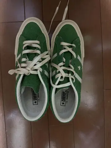 converse 그린 스웨이드 스니커즈