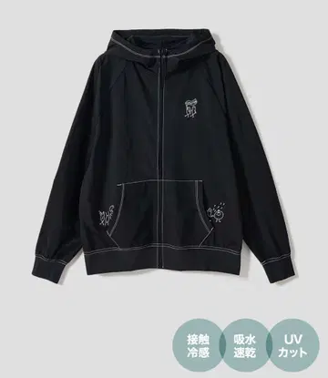 그라니프 뷰티풀 섀도우 마치 멀티펑 지퍼 후드티 S