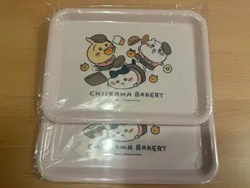 치이카와(먼작귀) 토끼 하치와레 베이커리 트레이 점포 한정판 2장 세트